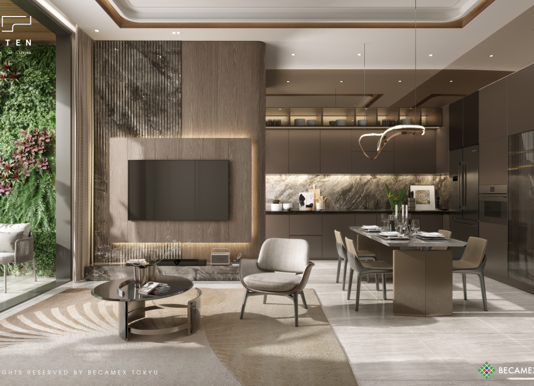 Căn hộ 2 phòng ngủ dự án The TEN