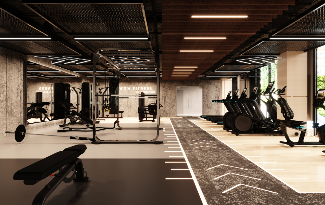 Tiện ích phòng Gym và Yoga chuẩn 5 sao tại The TEN