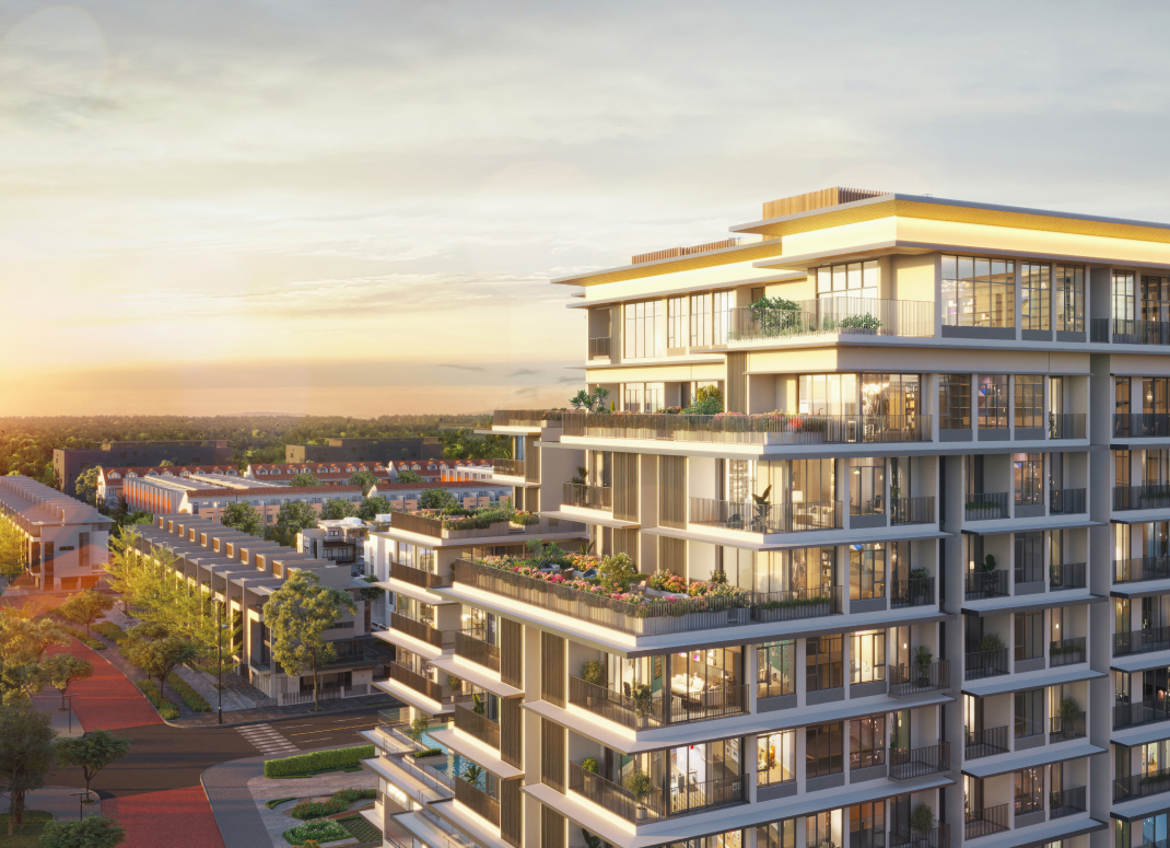 Thiết kế hiện đại của dự án MIDORI PARK The TEN
