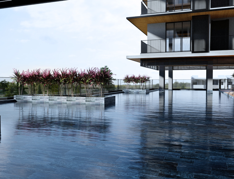 Tiện ích hồ bơi 22m tại The TEN