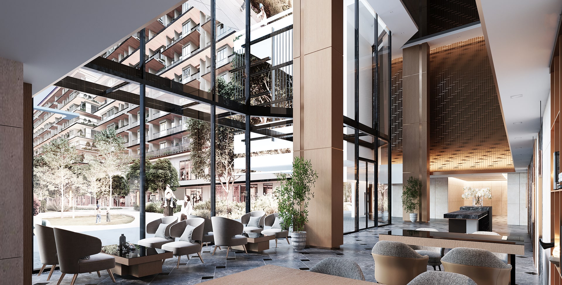 Khu vực Co-working tại dự án The TEN