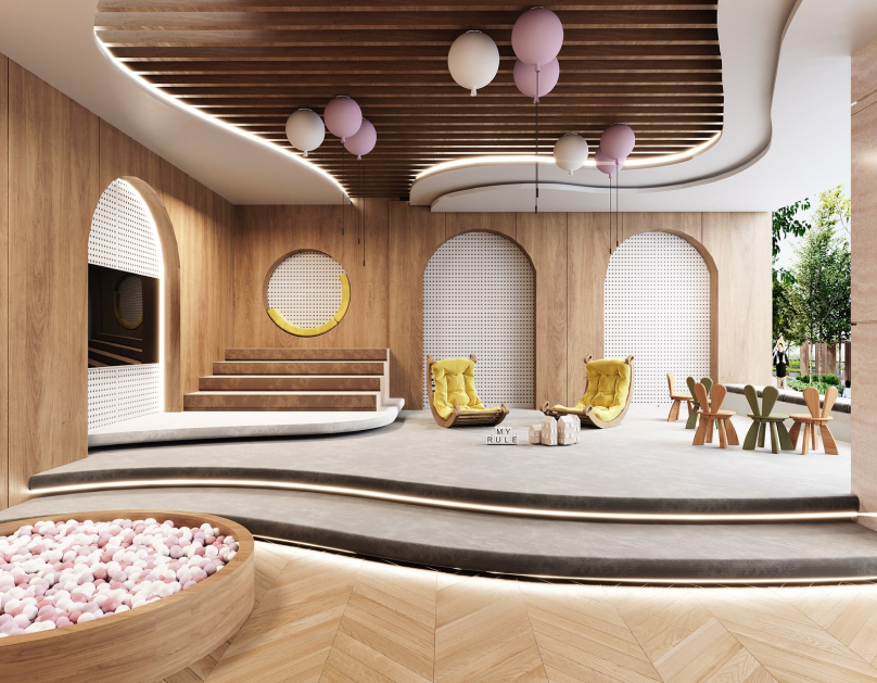 Khu vực giải trí tại The TEN