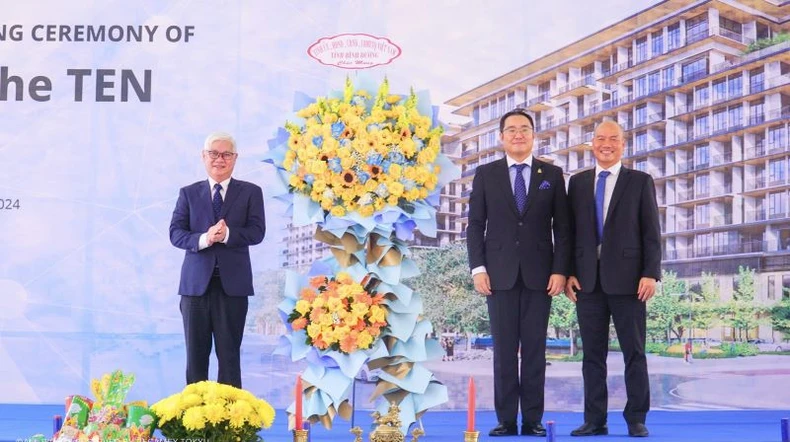 Becamex Tokyu breaks ground on the MIDORI PARK The TEN project in Binh Duong New City. 2 Becamex Tokyu dong tho2