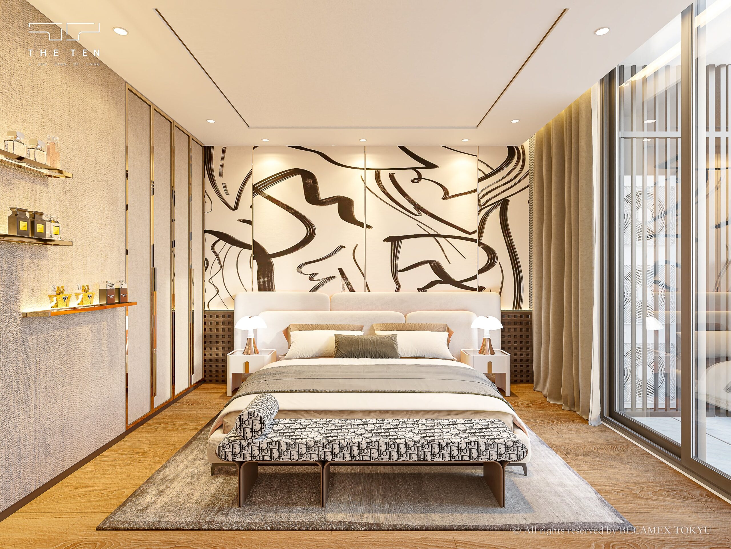 Hình ảnh căn hộ 1 phòng ngủ dự án The TEN