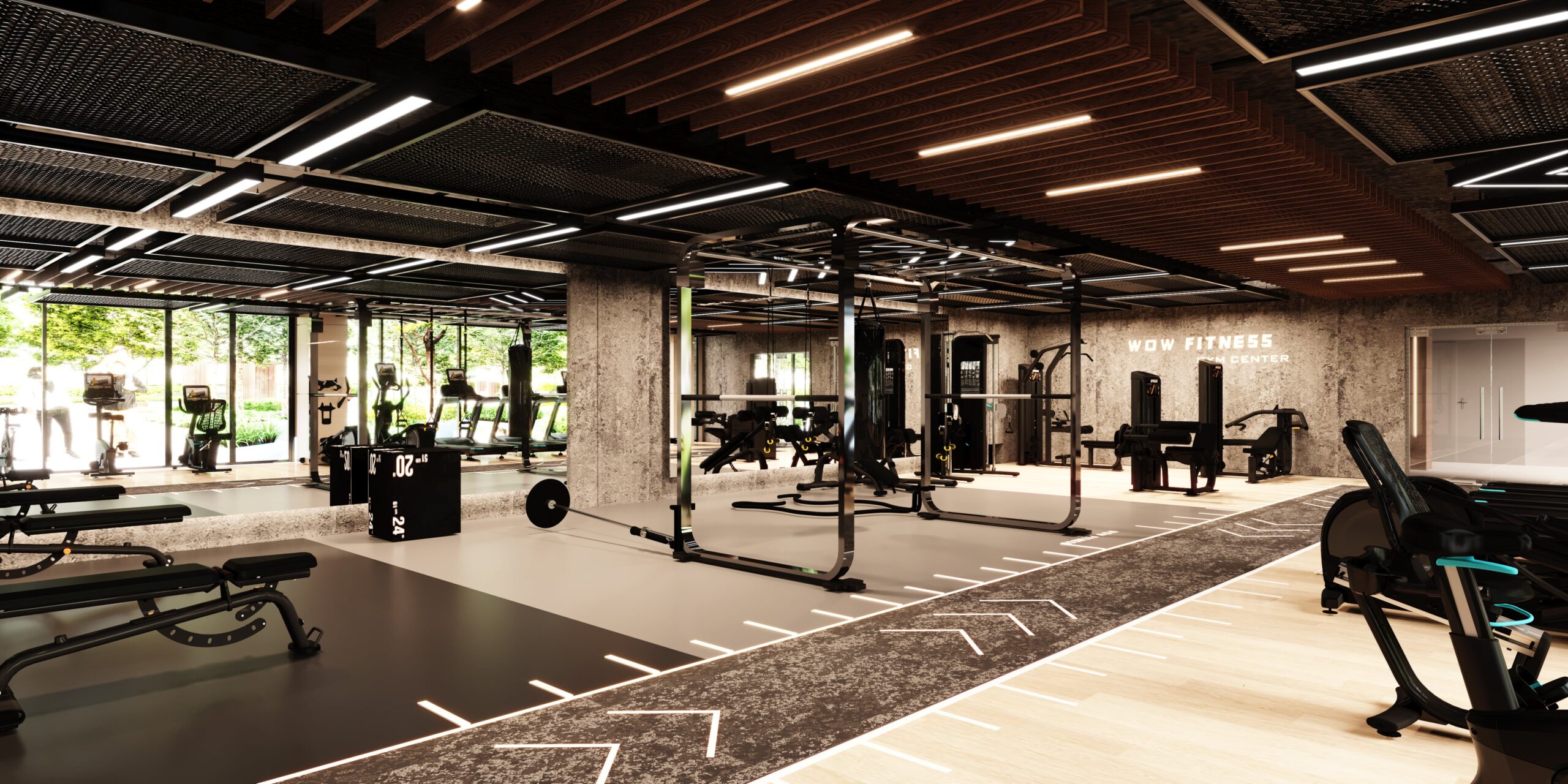 Hệ thống phòng Gym tại dự án The TEN