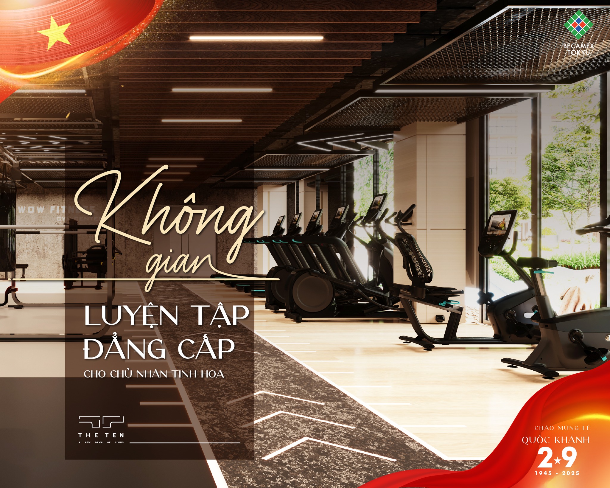 A premier fitness space exclusively for the elite residents 1 khong gian luyen tap dang cap tai the ten