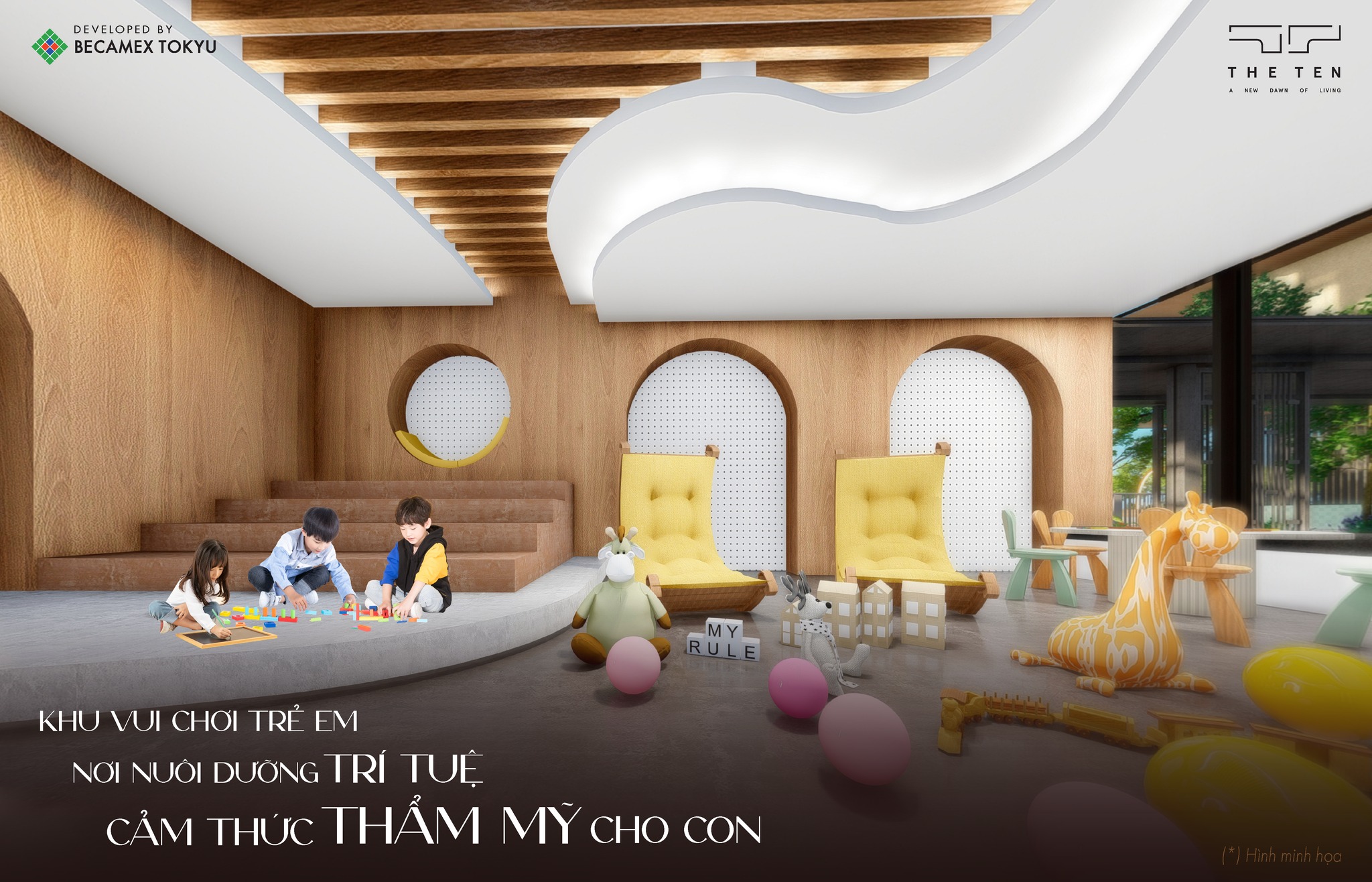 Khu vui chơi trẻ em tại The TEN